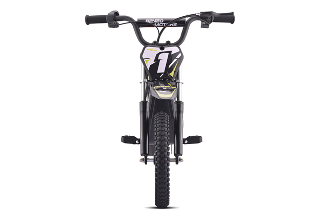 Pocket bike eléctrica para niños ROOKIE X 24V (14") | Batería de litio | Motor sin escobillas 250 W | Freno de disco