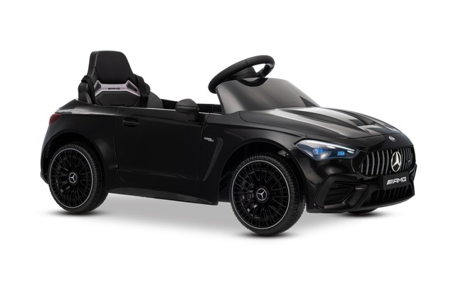 Electric Ride-on car Mercedes CLE 12V with rear-wheel drive, black, Single seater, Lithium battery, 