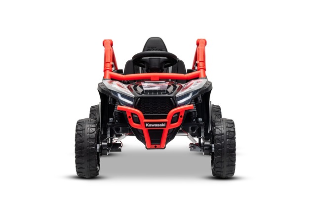 Electric Ride-on car Kawasaki TERYX KRX 1000 12V, red, single seat, rear axle suspension, 2.4 Ghz re