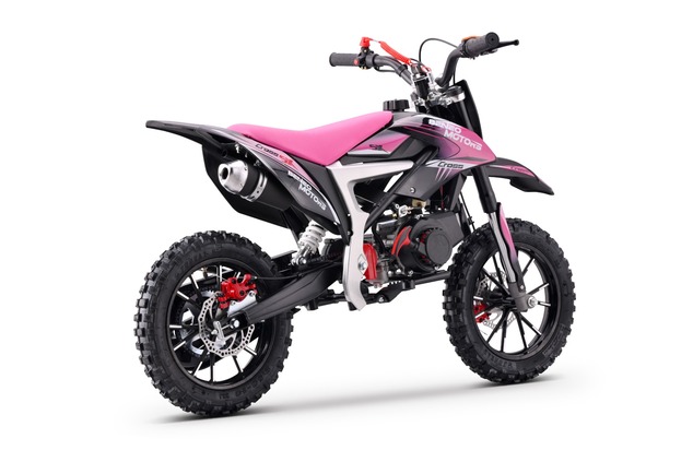 Kids Petrol Dirt Bike 50cc | Beneo Motors CROSS SX Pink | Ages 4–8 | Speed Limiter