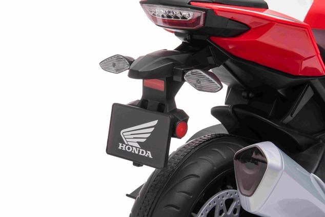 Electric Motorbike HONDA CBR 1000RR, Licensed, 12V battery, Leatherette seat, Plastic wheels, 30W En