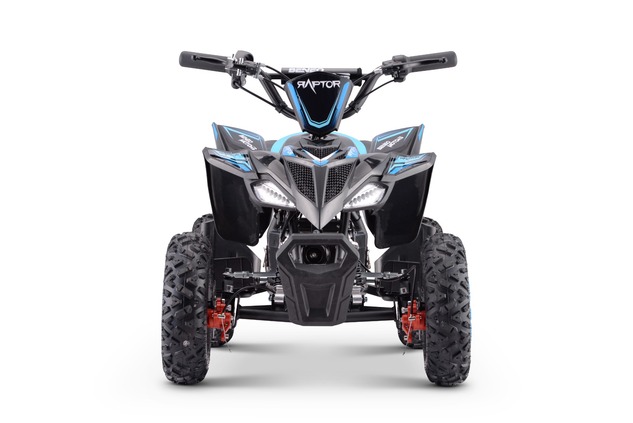 Pocket quad électrique enfant 800 W | Beneo Motors Raptor Bleu | Pour 3–7 ans | Limiteur de vitesse 