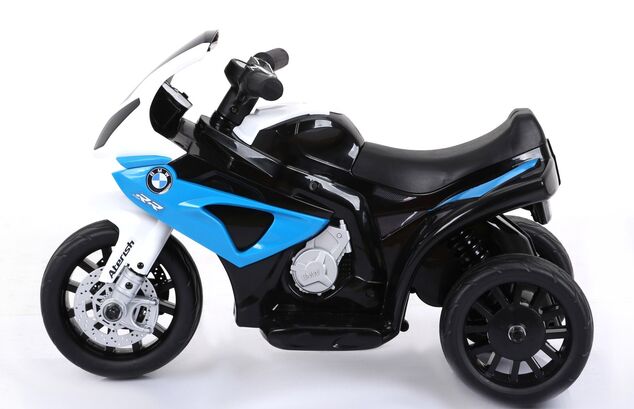 BMW S 1000 RR Elektromotorrad für Kinder, batteriebetrieben, 3 Räder, lizenziert, 1 Motor, 6 V
