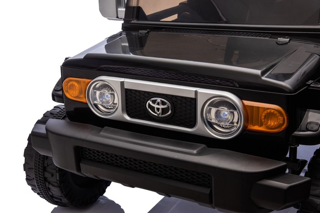 Electric Ride-on car Toyota FJ Cruiser XXL with 4x4 drive, licensed (Two-seater), black, Portable li