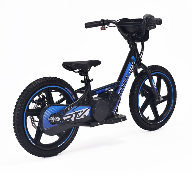 Children's electric balancer RIRIBIKE RTX6 24V (16"), blue, Lithium battery, 250W motor, Disc brake,