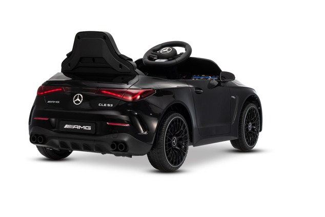 Electric Ride-on car Mercedes CLE 12V with rear-wheel drive, black, Single seater, Lithium battery, 