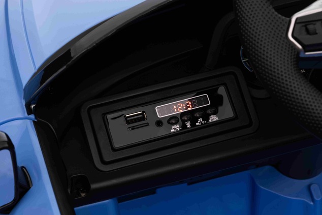 Electric Ride-on car Audi RS E-tron GT 12V, blue, wide single seat, 2.4 GHz remote control, USB / AU