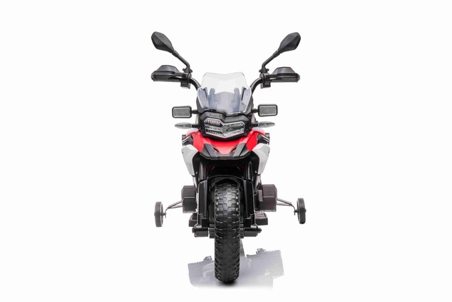 Electric Motorbike BMW F850 GS, Licensed, 12V battery, EVA soft wheels, 2 x 35W Engines, LED Lights,