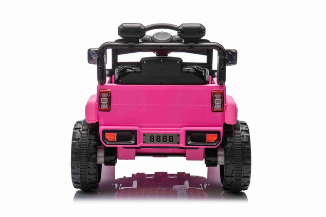 Electric car for children OFFROAD NEW with rear-wheel drive, pink, Lithium battery, High chassis, Wi