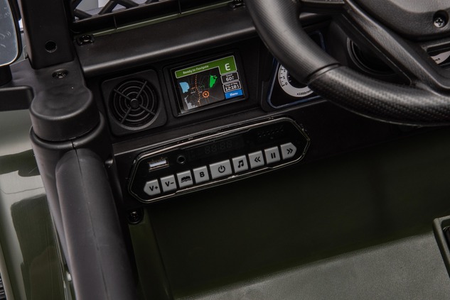 Toyota FJ Cruiser elektrické autíčko pre deti s pohonom zadných kolies, Červená, 12V akumulátor, vysoký podvozok, široké sedadlo