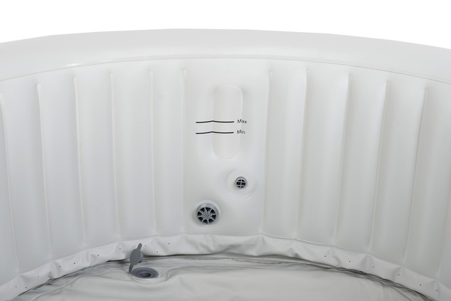 BeneoSpa NEW Portable Inflatable Bubble Spa, Hot Tube, Jacuzzi, Black-White