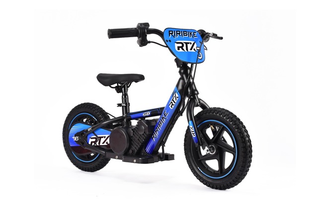 Children's electric balancer RIRIBIKE RTX3 24V (12"), blue, Lithium battery, 100W motor, Disc brake,