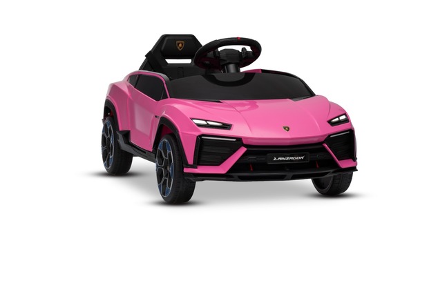 Electric Ride-on Car Lamborghini Lanzador 12V with rear-wheel drive, licensed (Single seater), pink,