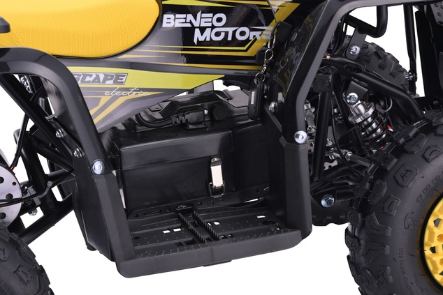 Mini quad électrique enfant 800 W | Beneo Motors Escape Jaune | À partir de 4 ans | Limiteur de vite