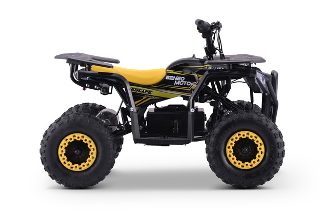 Mini quad électrique enfant 800 W | Beneo Motors Escape Jaune | À partir de 4 ans | Limiteur de vite