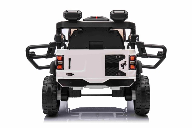 Electric Ride-On Car Ford Bronco with Rear-Wheel Drive, Licensed (Single-Seater), White, Lithium Bat