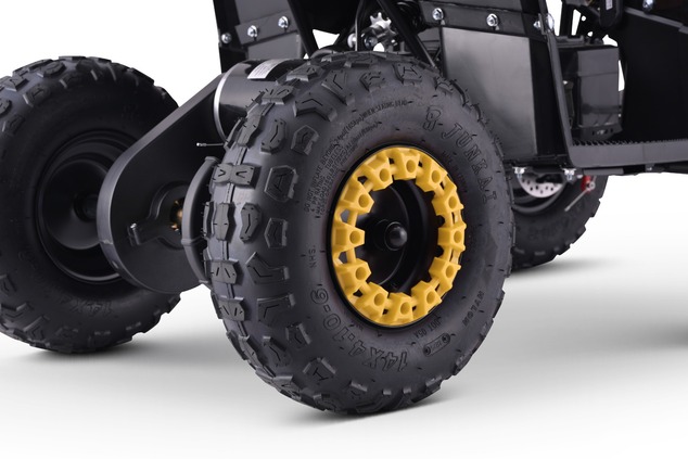 Mini quad électrique enfant 800 W | Beneo Motors Escape Jaune | À partir de 4 ans | Limiteur de vite