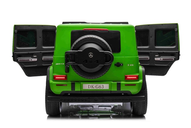 Electric Ride-on car Mercedes-Benz G63 AMG 4x4² Two-seater 24V, Green painted, MP4 Player with USB/A