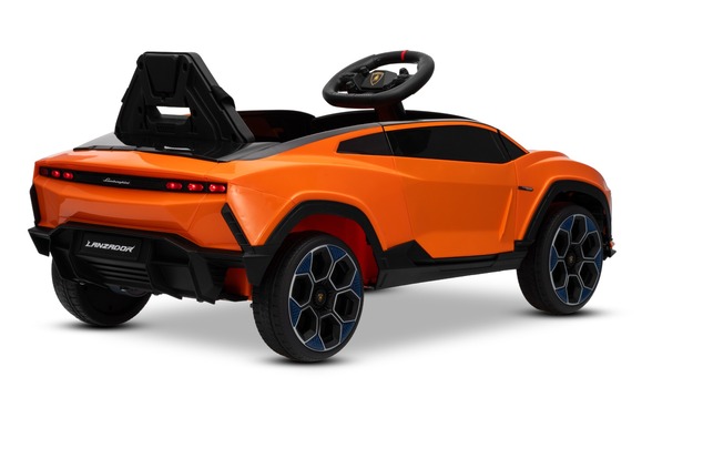 Electric Ride-on Car Lamborghini Lanzador 12V with rear-wheel drive, licensed (Single seater), orang