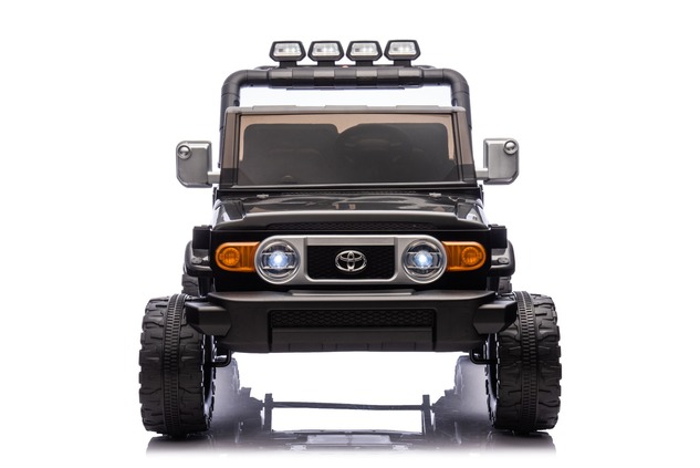 Electric Ride-on car Toyota FJ Cruiser XXL with 4x4 drive, licensed (Two-seater), black, Portable li