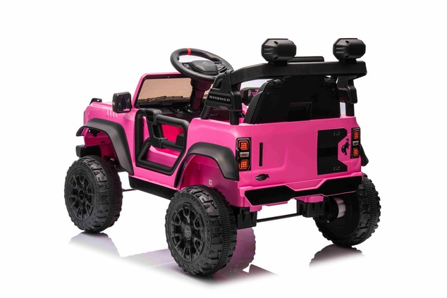 Electric Ride-On Car Ford Bronco with Rear-Wheel Drive, Licensed (Single-Seater), Pink, Lithium Batt