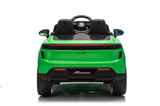 Electric Ride-on car Porsche Macan 12V Licensed with rear-wheel drive (Single seat), green, Lithium 