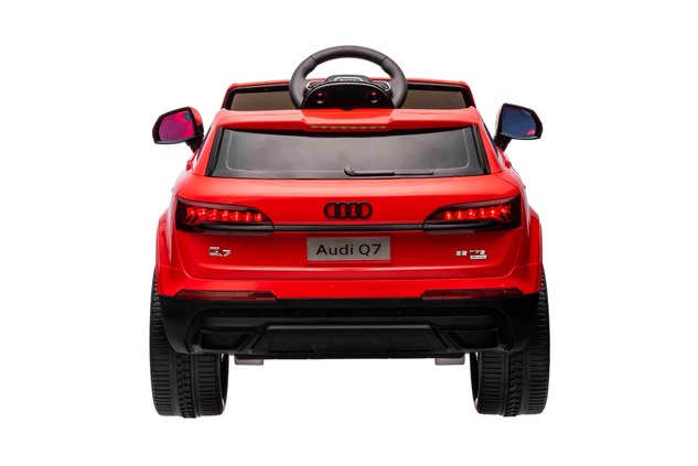 Audi Q7 Kinder Elektroauto Rot, Einsitzer, Unabhängige Federung, 12-V-Batterie, Fernbedienung