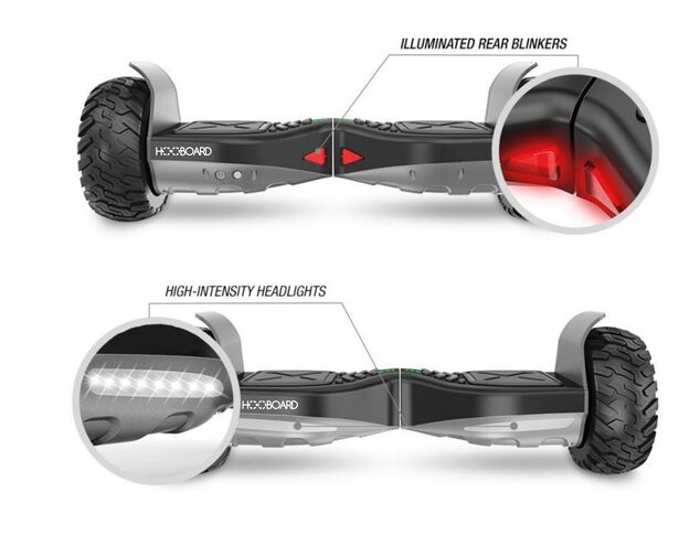 Hooboard - Premier hoverboard tout-terrain intelligent, gyropode, certifié UL, batterie LG