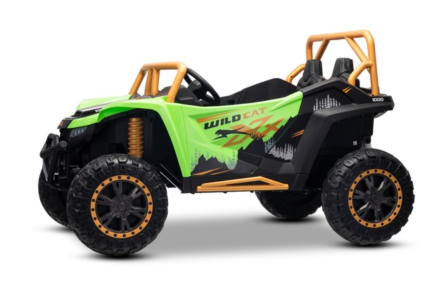 Electric Ride-on buggy Artic CAT XXL 4x4 24V, green, two-seater, Soft EVA wheels, Powerful engines, 