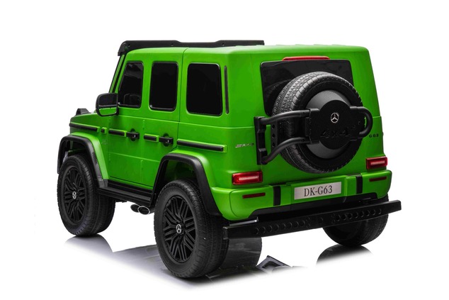 Electric Ride-on car Mercedes-Benz G63 AMG 4x4² Two-seater 24V, Green painted, MP4 Player with USB/A