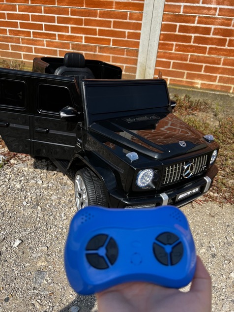Open Box – Like New Electric Ride on Car Mercedes G New, Black, Original Licenced, Battery Powered, 