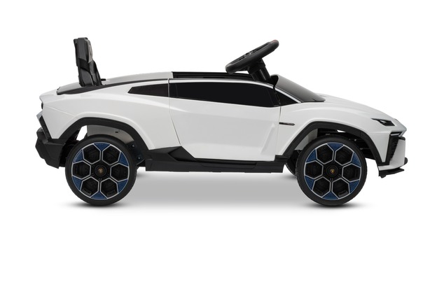 Electric Ride-on Car Lamborghini Lanzador 12V with rear-wheel drive, licensed (Single seater), white