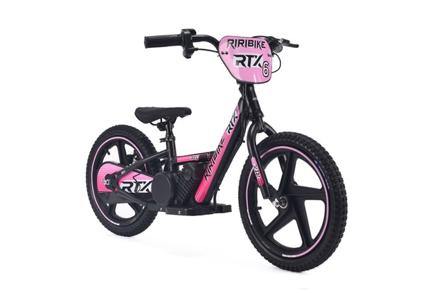 Children's electric balancer RIRIBIKE RTX6 24V (16"), pink, Lithium battery, 250W motor, Disc brake,