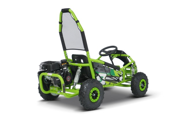 Petrol Go-Kart for children Beneo Motors BUGGY RSX green - 98cm3