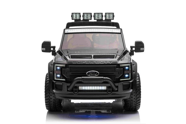 Electric Ride-On Toy Car Duty 24V black, Two-seater, 4X4 drive with high-performance 24V Engines and