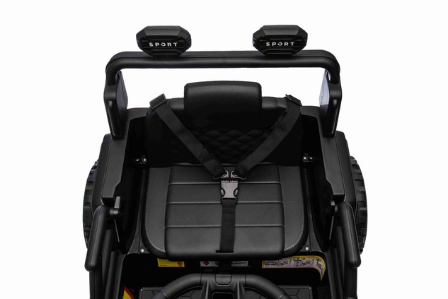 Electric car for children OFFROAD NEW with rear-wheel drive, black, Lithium battery, High chassis, W