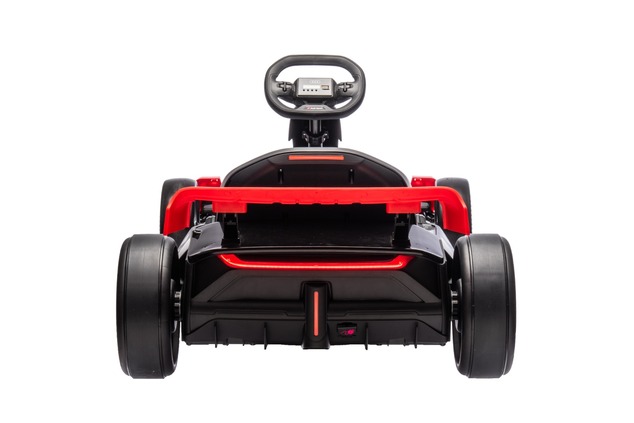 Licensed ride-on Drift Kart AUDI 24V, red, LED lights, 2 x 150W Motor, Drift mode with a speed of 12