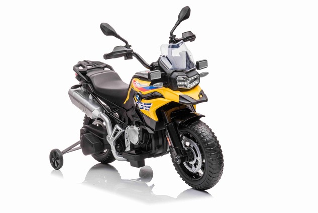Electric Motorbike BMW F850 GS, Licensed, 12V battery, EVA soft wheels, 2 x 35W Engines, LED Lights,