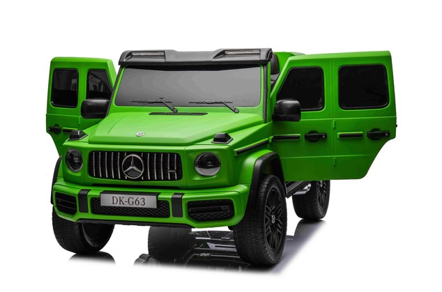 Electric Ride-on car Mercedes-Benz G63 AMG 4x4² Two-seater 24V, Green painted, MP4 Player with USB/A