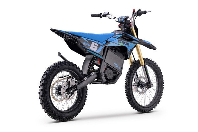 Electric Motocross 8000W | Beneo Motors Venom PLUS Blue | 72V Samsung Lithium | 88 km/h