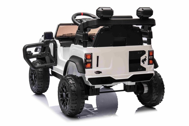 Electric Ride-On Car Ford Bronco with Rear-Wheel Drive, Licensed (Single-Seater), White, Lithium Bat