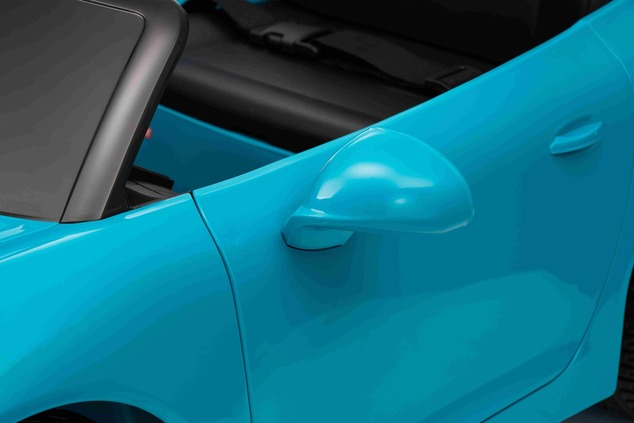 Electric Ride-on car RUF GT 12V, blue, Opening doors, 2.4 GHz remote control, LED lights front and r