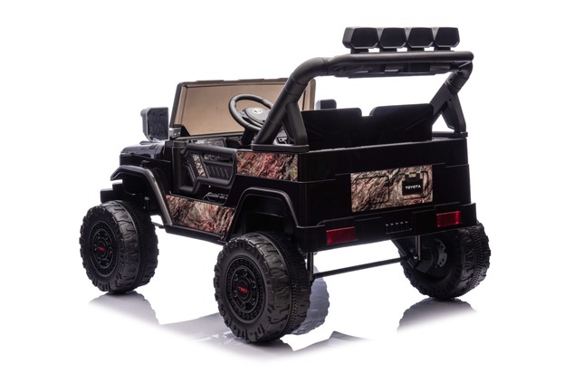 Electric Ride-on car Toyota FJ Cruiser XXL with 4x4 drive, licensed (Two-seater), sand-black, Portab