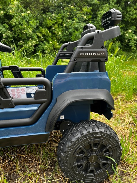 Electric Ride-On Car Ford Bronco with Rear-Wheel Drive, Licensed (Single-Seater), Blue, Lithium Batt