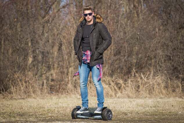 Hooboard - Premier hoverboard tout-terrain intelligent, gyropode, certifié UL, batterie LG