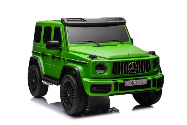 Electric Ride-on car Mercedes-Benz G63 AMG 4x4² Two-seater 24V, Green painted, MP4 Player with USB/A