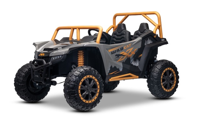 Electric Ride-on buggy Artic CAT XXL 4x4 24V, gray, two-seater, Soft EVA wheels, Powerful engines, L