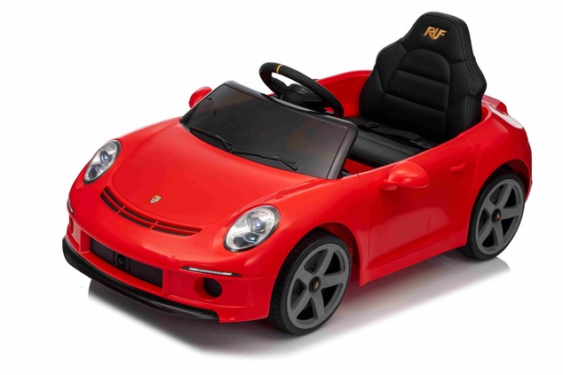 Electric Ride-on car RUF GT 12V, red, Opening doors, 2.4 GHz remote control, LED lights front and re