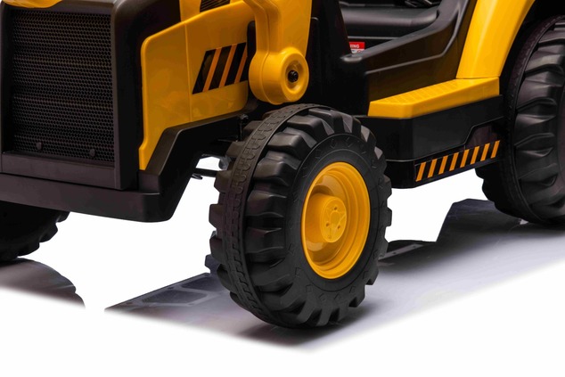 Licensed Caterpillar Electric Excavator with Slope and Excavation Bucket, Single Seater, Yellow, USB