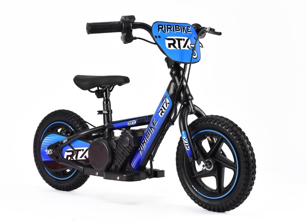 Children's electric balancer RIRIBIKE RTX3 24V (12"), blue, Lithium battery, 100W motor, Disc brake,
